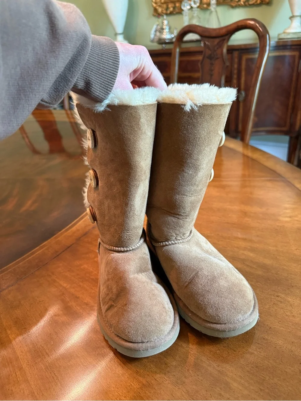 Girls Ugg Bailey Button Boots